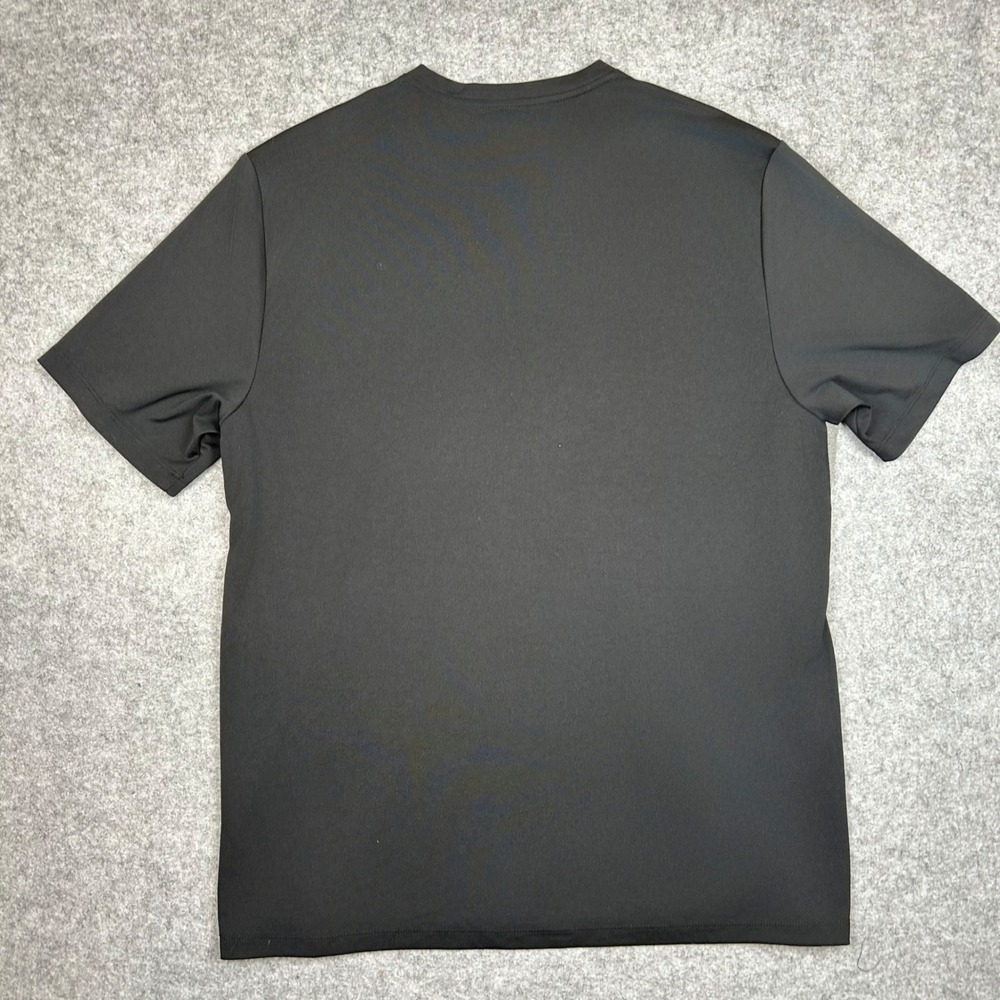 Greg Norman Tasso Elba Attack Life Mens Black Gray Performance T-Shirt Large - Picture 2 of 7